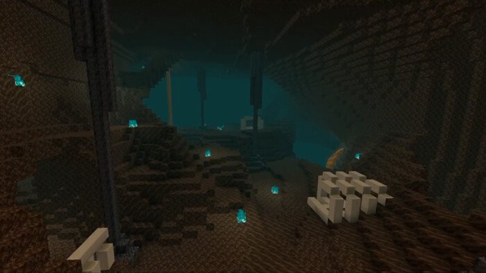 долина душ в Minecraft 1.16